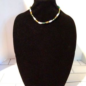 Wood Bead Tribal Necklace